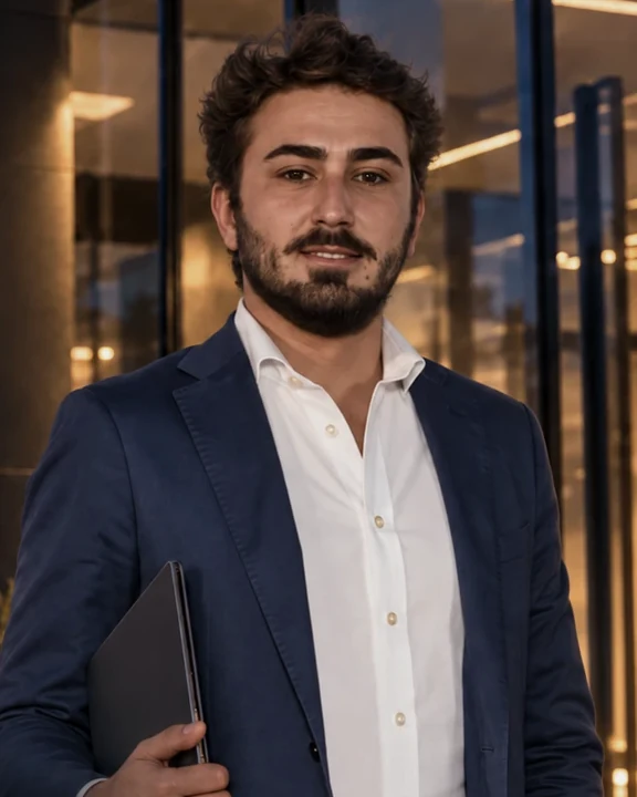 Ritratto di Matteo Emanuele Fiasca, fondatore e CEO di NetCom Security Group